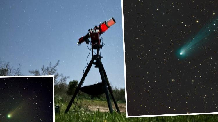 ODTÜ’lü astrofotoğrafçı “Şeytan Kuyrukluyıldızı”nı fotoğrafladı