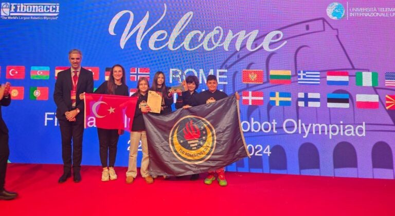 Fibonacci Uluslararası Robot Olimpiyatları 2024'te Türk öğrencilere ödül