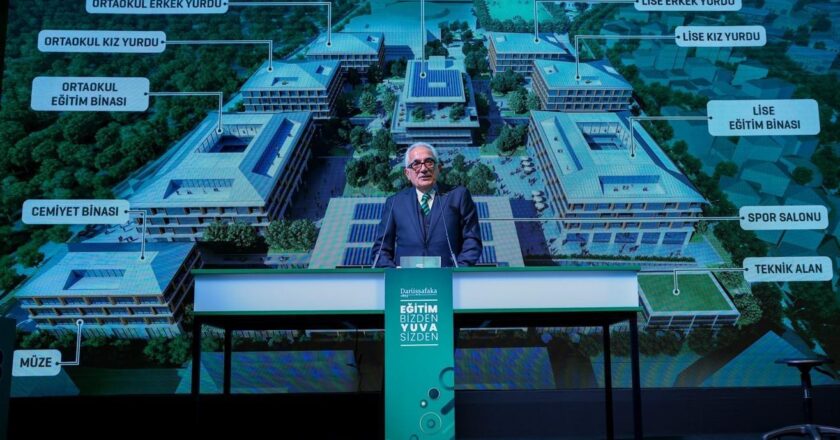 1500 öğrenci kapasiteli, son teknolojiye sahip yeni kampüsün inşaatına başlandı