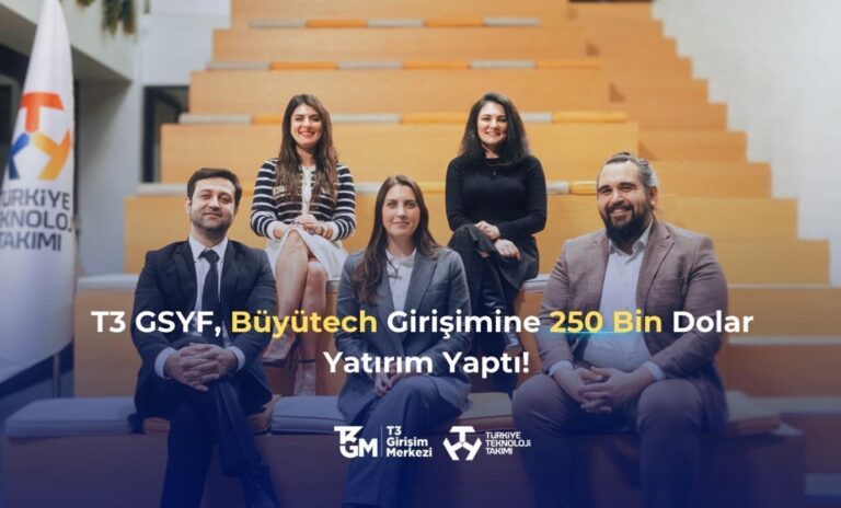 T3 Girişim Sermayesi yatırım fonundan Güçlütech’e 250 bin dolarlık yatırım